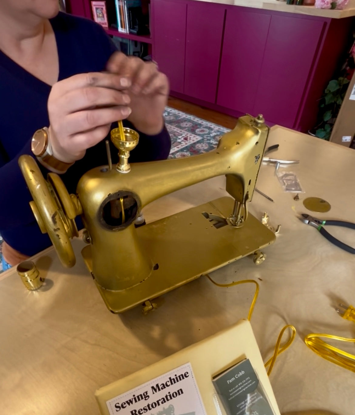 DIY Lamp Wiring & Lampshade Workshop in Alpharetta March 28th 2026