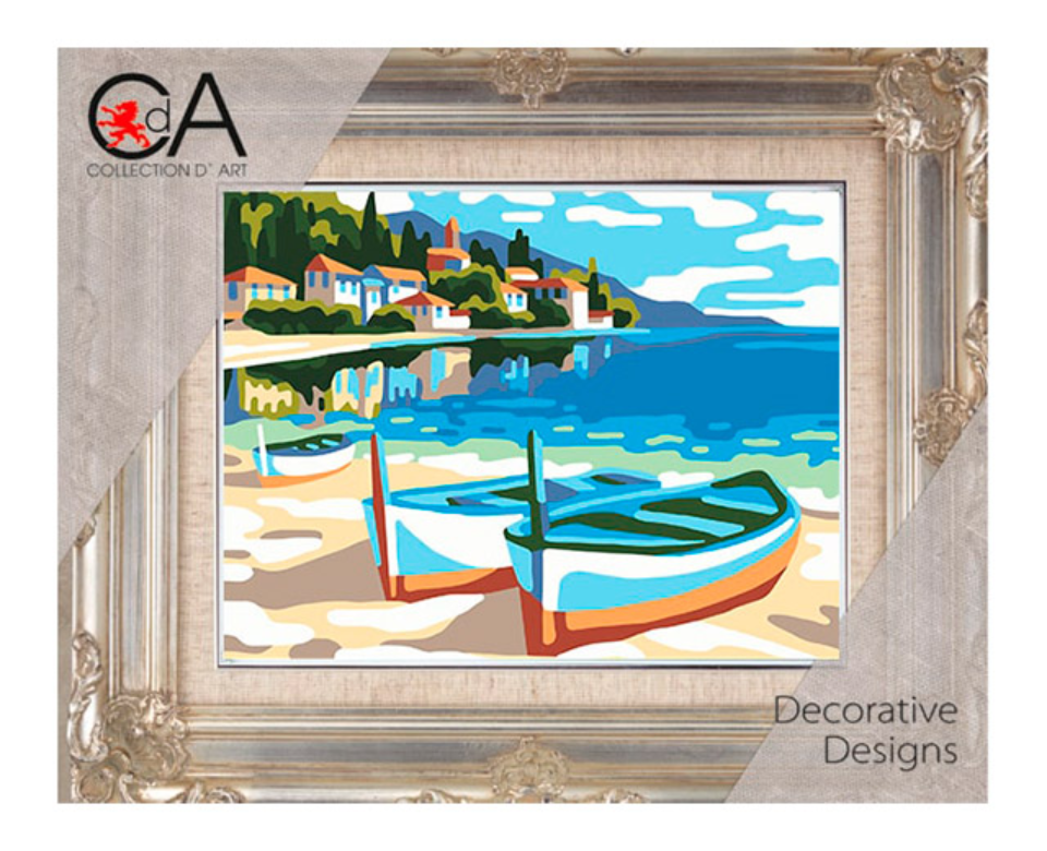 Tapestry Printed Kit Needlepoint Calm on the Sea