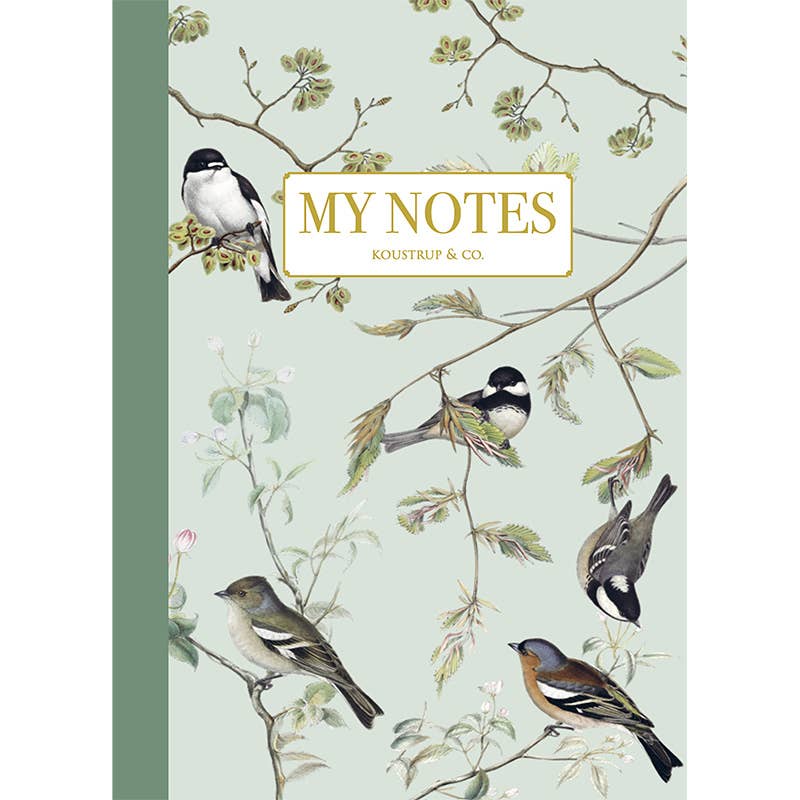 Garden Birds - Note Booklet - Made in Denmark