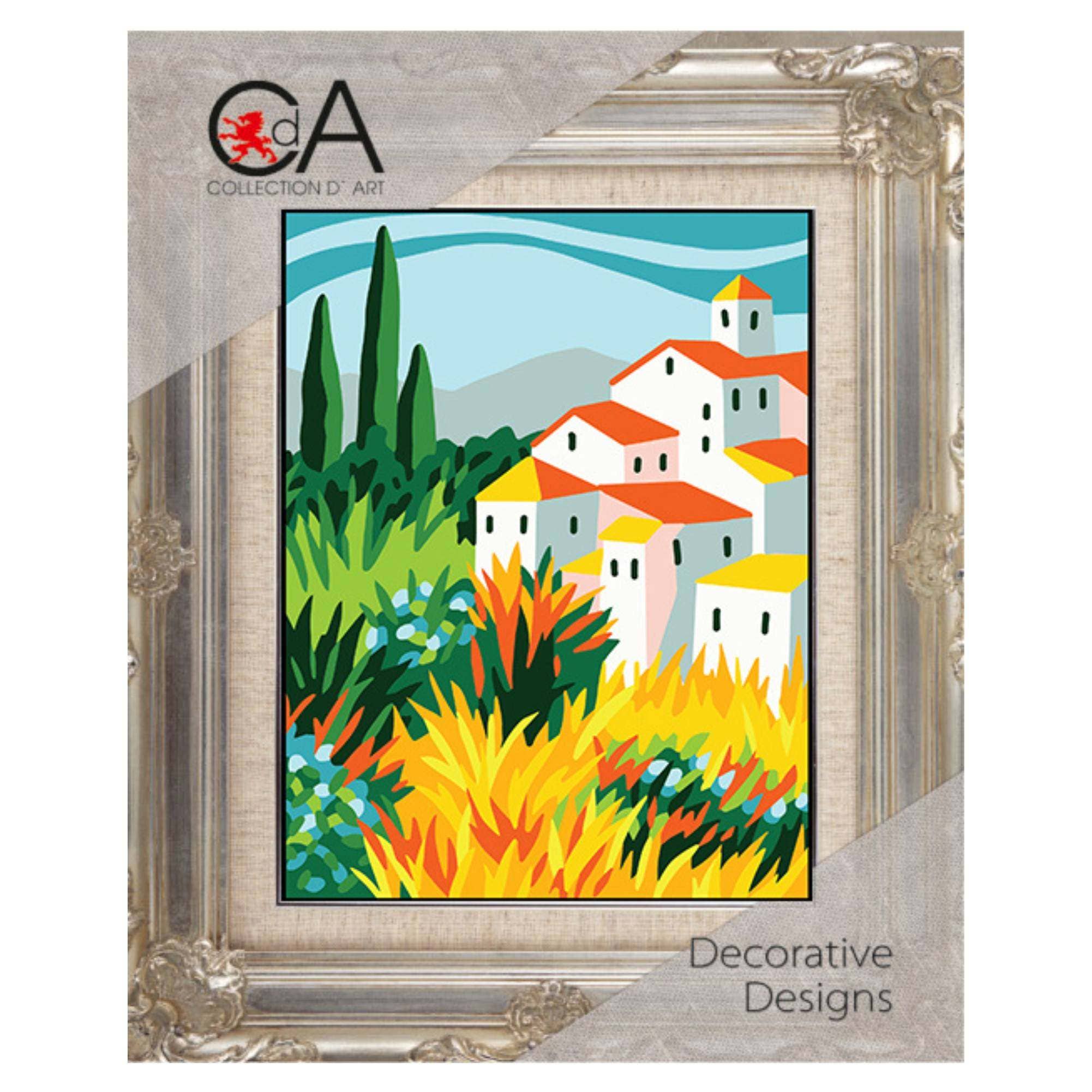 Tapestry Printed Kit Needlepoint Summer in Tuscany