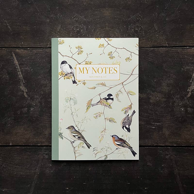 Garden Birds - Note Booklet - Made in Denmark