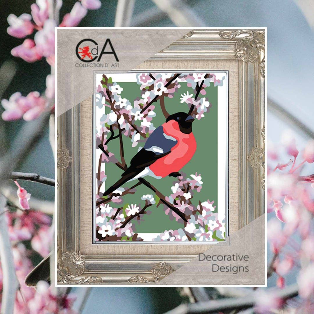Tapestry Printed Kit Needlepoint Bullfinch