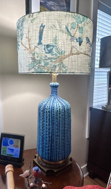 Blue Bird Lampshade