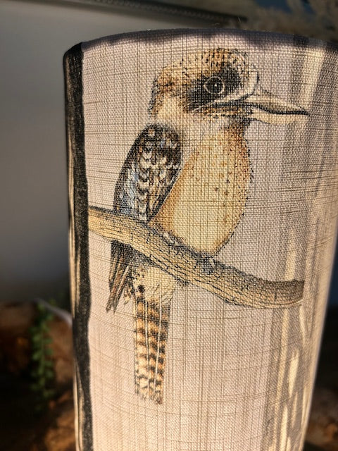 Kookaburra Blue Table or Floor Lamp