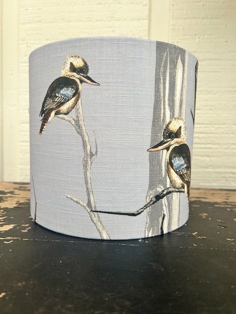 Kookaburra Blue Lampshade