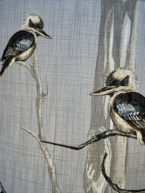 Kookaburra Blue Lampshade