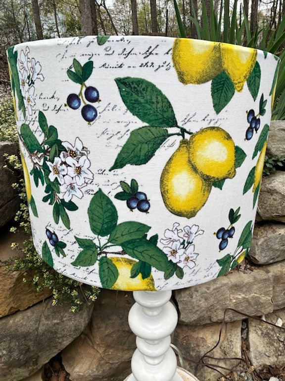 Summer Lemons Lampshade