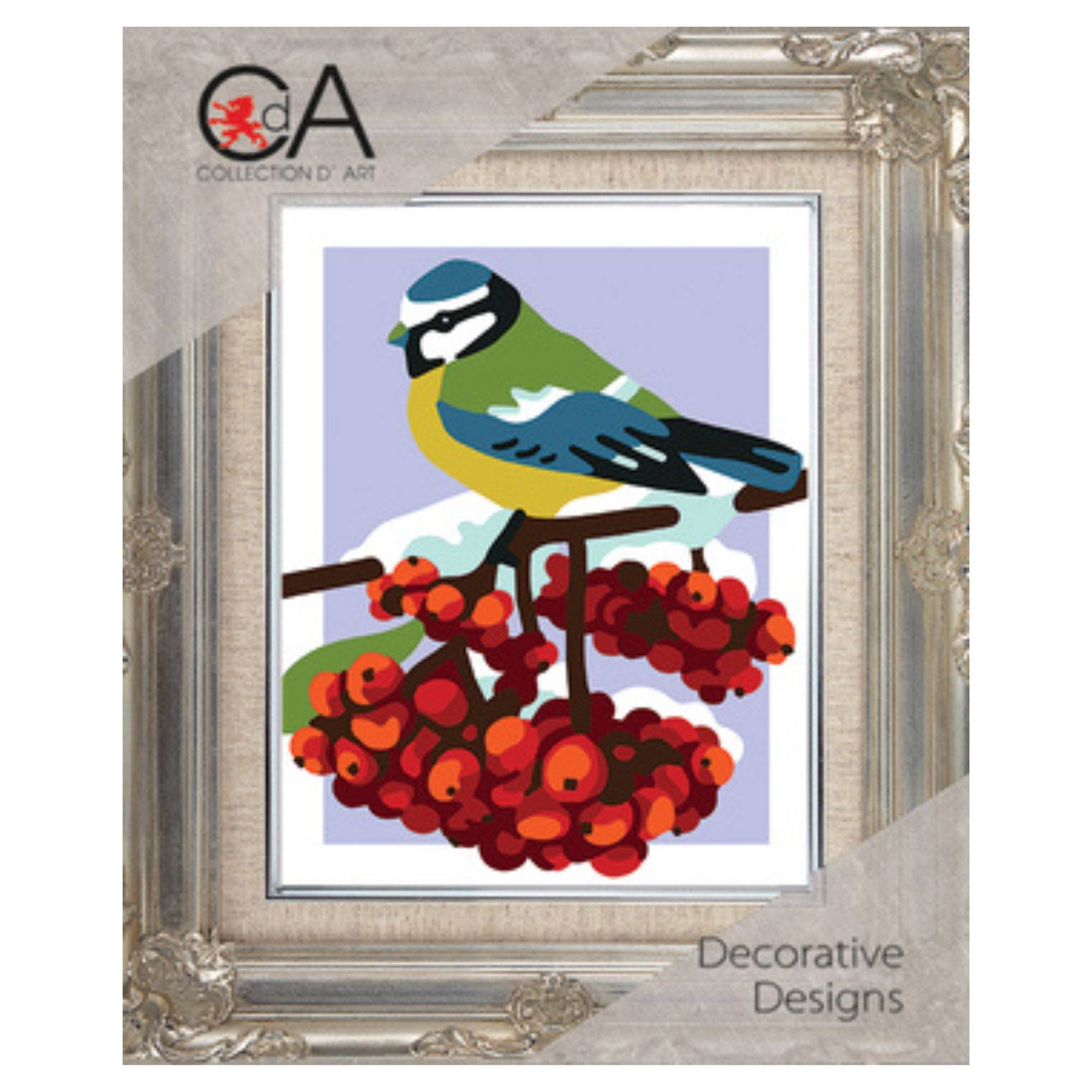 Tapestry Printed Kit Needlepoint Titmouse